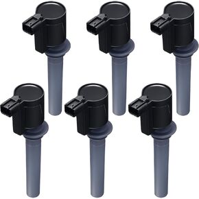 Set of 6 DG500 Ignition Coil Pack Compatible with 2001 2002 2003 2004 2005 2006-2008 Escape Taurus Freestyle Five Hundred Mercury Mariner Sable Mazda Tribute 3.0L V6 DG513 FD502 UF406 C1458