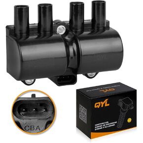 QYL Ignition Coil Pack Compatible with Chevrolet Aveo Optra Pontiac Wave Suzuki Swift Reno Forza L4 2.0L 2004-2013 Replace# C1480 UF503 124EAA31 19005265 3341084Z00 93363483 96253555