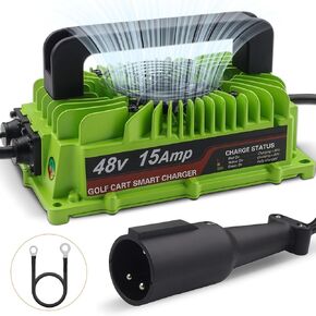 36 Volt Golf Cart Battery Charger for EZGO TXT,Replace EZGO TXT Charger 18A 36V with D Style Plug