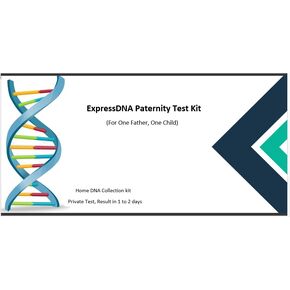 ExpressDNA Paternity Test (Private Test, All lab fees Included, Test Result in 1 to 2 Days)