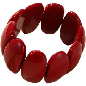 tenghong2021 Colorful Acrylic Resin Bracelet for Women Multiple Color Square Acrylic Resin Chunky Bangle Geometric Plastic Wristbands Cuff Bangle for Women Holiday Jewelry