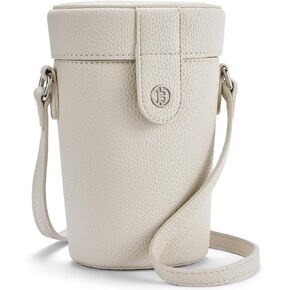 BOSTANTEN Mini Bucket Bags for Women Small Crossbody Bag Vegan Leather Shoulder Purse with Card Slots