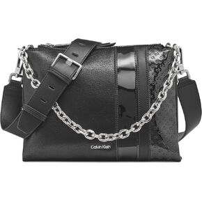 Calvin Klein Rain Triple Compartment Chain Crossbody