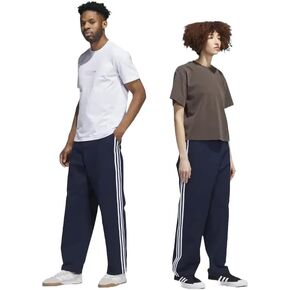 ADIDAS Unisex 3 Stripes Skate Chino Pants - Collegiate Navy, 34X32