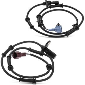A-Premium ABS Wheel Speed Sensor Compatible with Nissan Models - Frontier 2003-2004, 2.4L, Crew Cab Pickup - Front Driver and Passenger Side, 2-PC Set, Replace# 479101Z600