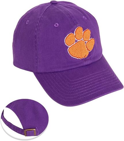 Desert Cactus Clemson University Baseball Hat Tigers Brimmed Embroirderd Hats Cap Adjustable Cloth Strap Adult (Style A1) Orange in Saudi Arabia