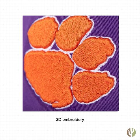 Desert Cactus Clemson University Baseball Hat Tigers Brimmed Embroirderd Hats Cap Adjustable Cloth Strap Adult (Style A1) Orange in Saudi Arabia