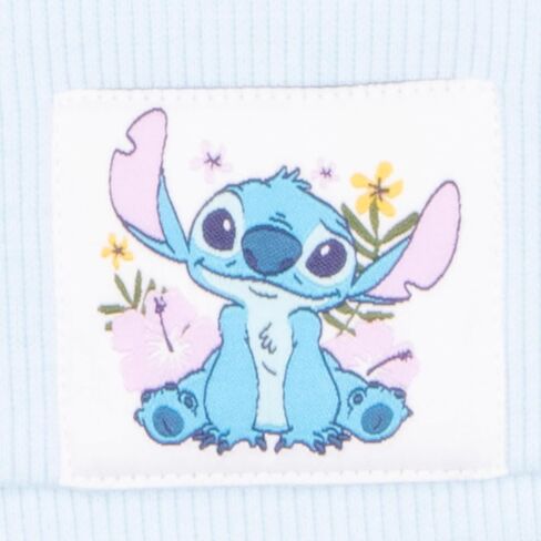 بلوفر نسائي من Disney Lilo & Stitch، سويت شيرت بفتحة رقبة مستديرة وطباعة جرافيك، سويت شيرت للسيدات in Saudi Arabia