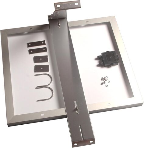 مجموعة تركيب عمود اللوحة الشمسية، دعامات تثبيت على الحائط بذراع واحدة تدعم الألواح الشمسية من 5 وات إلى 50 وات in Kuwait