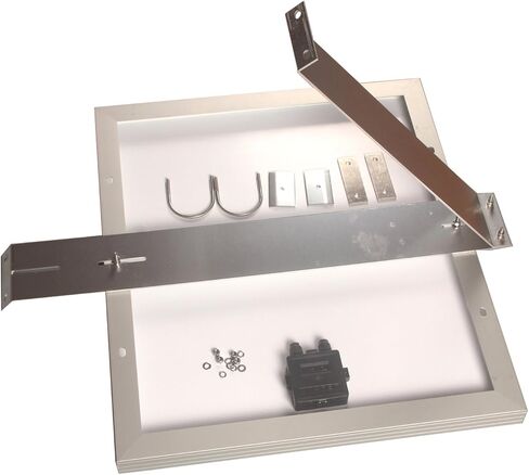 مجموعة تركيب عمود اللوحة الشمسية، دعامات تثبيت على الحائط بذراع واحدة تدعم الألواح الشمسية من 5 وات إلى 50 وات in Kuwait