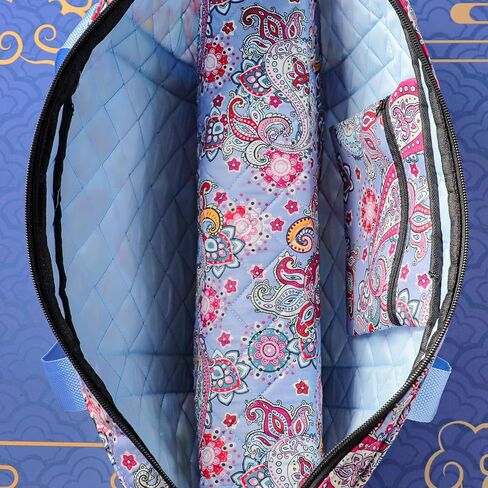 ZGME Blue Printed Soft Bag Set for American Mahjong,Ma Jong Set carry bag - Empty Mah-Jongg Bag Only in Saudi Arabia