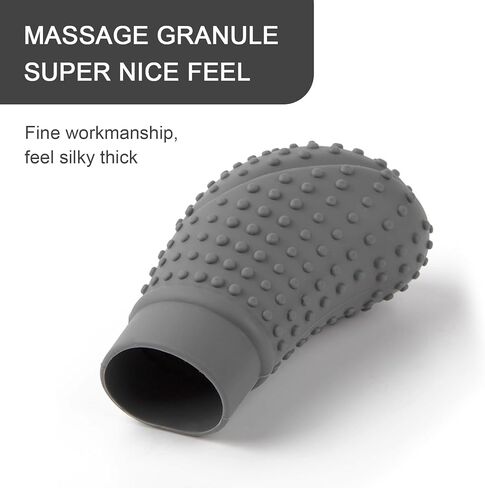 UGSHY 1 PC Car Gear Shift Knob Cover, Silicone Non-Slip Wear-Resistant Massage Particle Comfortable Grip, Flexible Anti-Scratch Shift Cover, Universal Automatic/Manual Transmission Cars (Black) in Saudi Arabia
