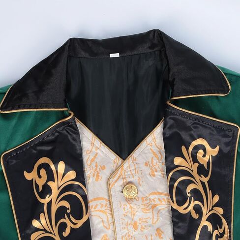 GRAJTCIN Men's Steampunk Jacket Renaissance Vintage Tailcoat Medieval Gothic Victorian Velvet Embroidery Frock Coat in Saudi Arabia