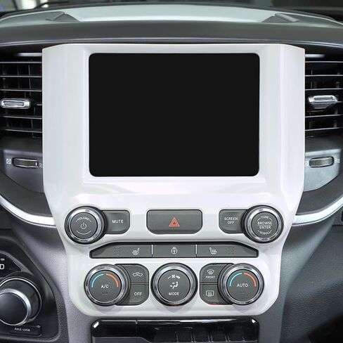 RT-TCZ for RAM Green Dash Trim AC Control Panel Cover for Dodge RAM 2018 up Green Interior Accessories in Saudi Arabia