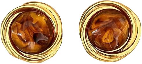 Classic Retro Stud Earrings Gold Statement Earrings Hypoallergenic Earrings Earrings For Women Trendy in Saudi Arabia