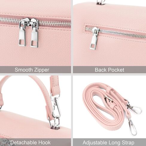 NIUEIMEE ZHOU Crossbody Bags for Women Top-Handle Vegan Leather Bag Designer Shoulder Handbag Trendy Purse in Saudi Arabia