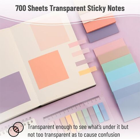Mr. Pen- Aesthetic Book Annotation Kit, 38 pcs, Aesthetic Highlighters and Gel Pens, Transparent Sticky Notes, Transparent Sticky Tabs for Books, Highlighter Set, Annotation Sticky Notes for Books in Saudi Arabia