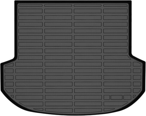 Binmotor-All Weather Cargo Liner for Hyundai Santa Fe & Hybrid 2021 2022 2023, Custom Fit Car Trunk Mat, Waterproof Easy to Clean Cargo Mat Accessories Black in Saudi Arabia