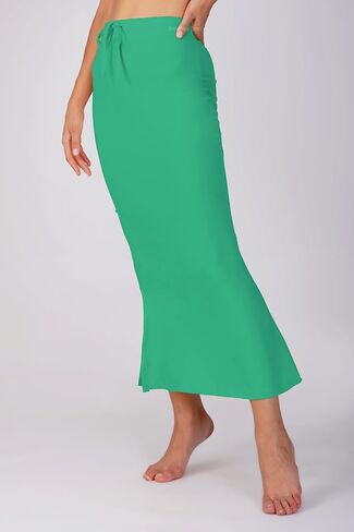 Saree Shapewear Petticoat for Women, Skirts,Shape Wear Sari Silhouette With Adjustable Drawstring and Side Slit in Kuwait