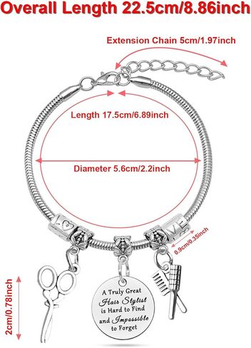 هدايا مصفف الشعر للنساء، سوار مصفف الشعر، هدايا التخرج، سوار مصفف الشعر، هدايا شكر لمصفف الشعر، هدايا عيد ميلاد للأصدقاء، هدايا لمصفف الشعر، هدايا صالون الشعر in Kuwait