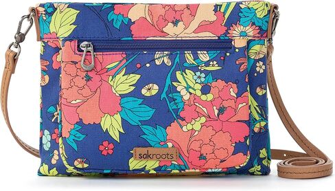 Sakroots Camden Small Crossbody in Cotton Uncoated Canvas in Saudi Arabia