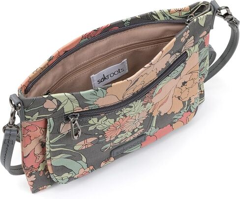 Sakroots Camden Small Crossbody in Cotton Uncoated Canvas in Saudi Arabia