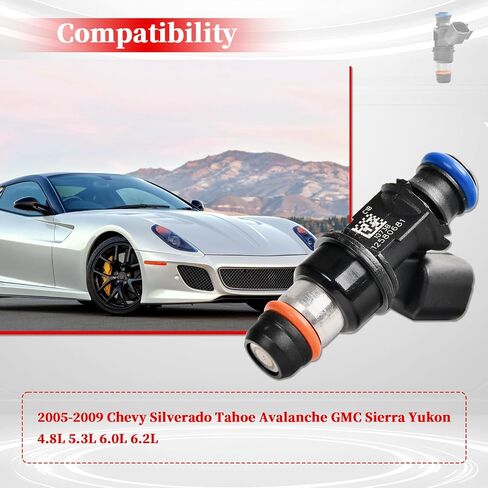 16450RAAA01, 16450RADL61 4PCS Fuel Injectors Compatible with Honda CR-V CRV 2005-2009, Accord 2003-2007, Element 2003-2011 & Acura RSX 2005-2006, 2.0L 2.4L in Kuwait
