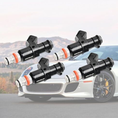 16450RAAA01, 16450RADL61 4PCS Fuel Injectors Compatible with Honda CR-V CRV 2005-2009, Accord 2003-2007, Element 2003-2011 & Acura RSX 2005-2006, 2.0L 2.4L in Kuwait