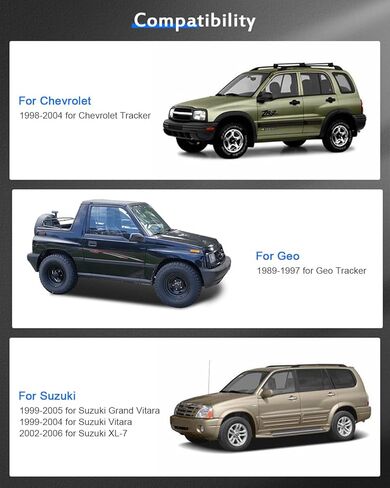 فواصل عجلات ECCPP 4X 5 Lug 2 بوصة 5x5.5 إلى 5x5.5 12x1.25 108 مم متوافقة مع 1999-2005 لسوزوكي جراند فيتارا 1999-2004 لسوزوكي فيتارا 1998-2004 لسيارة شيفروليه تراكر in Kuwait