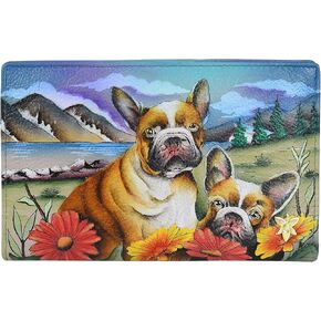 Anuschka Women's Original Hand-Painted Genuine Leather Two Fold Wallet