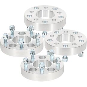 SCITOO 4Pcs 5x5.5 to 5x5 Wheel Adapters 1.5 inch Thread Pitch 1/2 Hub Bore 87.1mm 5 Lug Wheel Spacers Fit for Dakota Ram 1500 for Durango Ramcharger E-150 Econoline for F-150 Bronco for F-100 in Saudi Arabia