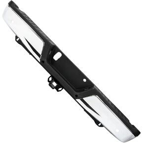 KAX Automotive Bumpers, Rear Chrome Bumper FO1103191 Replacement for F/150 2015-2020 w/Sensor Hole with Iron and Electroplate