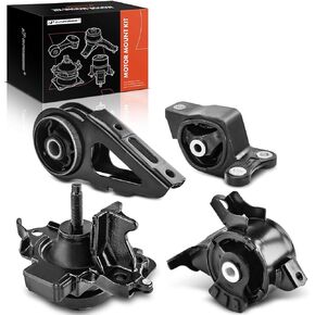 A-Premium 4PCS Engine Motor Mount and Transmission Mount Set Compatible with Honda Fit 2007-2008 L4 1.5L, Manual Transmission, Replace# 50840-SAA-003, 50810-SAA-982