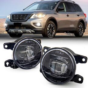 New Version LED Fog Light Compatible With Honda Civic 2013-2021 / Honda Fit 2015-2020/ Honda HR-V 2019-2020/ Honda Accord 2013-2015 LED Fog Lamps(Black)