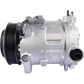 A/C AC Compressor with Clutch Replacement for 2014-2021 Jeep Cherokee | 2015-2017 Chrysler 200 L4 2.4L 68103197AA