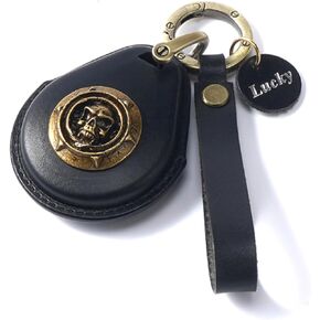 Street Glide Sportster 883 X48 XL1200 Leather Motorcycle Keychains Case Fob Cover Key ring