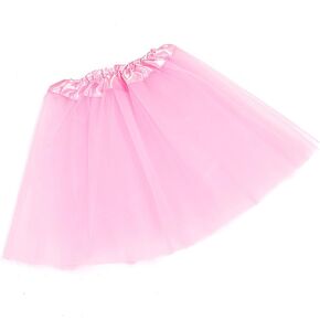 Halloween Tulle Tutu Skirt Girls Skirt Elastic Running Tutus Classic 3 Layered Tutu Skirt Costume
