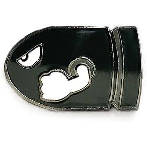 Yesterdays Flying Bullet Enamel Lapel Pin