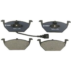 BOSCH BP768A QuietCast Premium Semi-Metallic Disc Brake Pad Set - Compatible with Select Volkswagen Beetle, Golf, Golf City, Jetta, Jetta City; FRONT