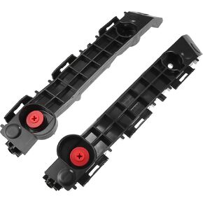 1 Pair Bumper Brackets Support Fender Cover Compatible for Toyota Tacoma 2016-2021, Durable Plastic Black Front Left Right Side