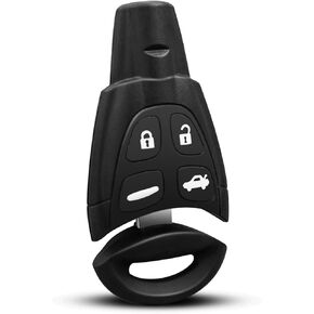 Remote Key Fob Keyless Entry Fit for Saab 9-3 9-5 2003-2011 FCC ID LTQSAAM433TX 3659-SAAM43 Replace 12783781, Car Smart Key Fob Replacement 433 MHZ ID46 Chip 4 Buttons