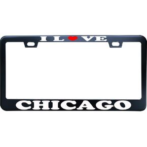 Funny Humor Life License Plate Frame Black, Chrome Stainless Steel Decorative License Plate Cover, I Suck at Fantasy Football, 12" X 6", Novelty Tag Metal Frame for US/Ca Vehicles, 2 Holes and Screws