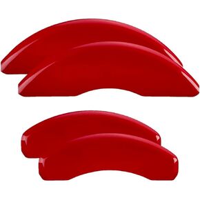MGP Caliper Covers - Brake Caliper Covers 2021-2023 Ford Expedition, F150 - Front and Rear Set - Red