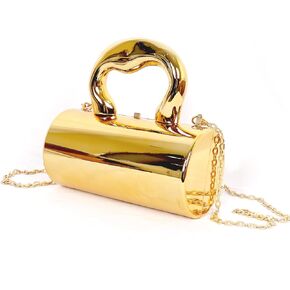 Fashion acrylic handbag, acrylic Y2K purse;black/silver/gold clutch purse for women in Kuwait