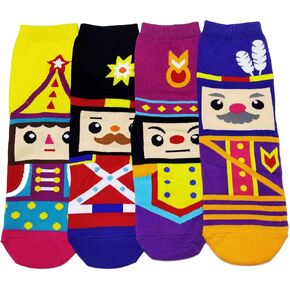 Women's Nutcracker German Dolls Anklet Socks Set