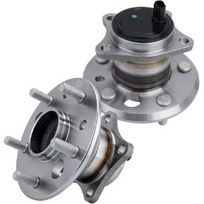 512207 2 Pack Rear Passenger Side Wheel Hub and Bearing Assembly for Toyota Avalon 2005-2012/Camry 02-11/Highlander 01-03/Solara 04-08, for Lexus ES300/ES330/ES350 5Lugs W/ABS Pair