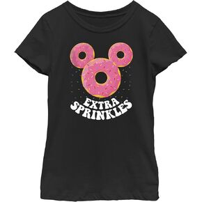 Disney Mickey Mouse Donut Ears Extra Sprinkles Girls Standard T-Shirt