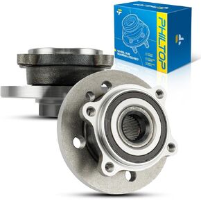 PHILTOP 513309 Front Wheel Bearing Fit for Mini Cooper 2007-2015, 4 Lugs Wheel Hub Assembly W/ABS
