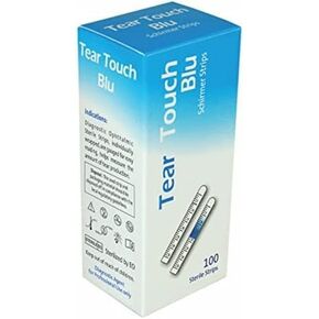 Ophthalmic Tear Touch Blu (شرائط اختبار تمزق شيرمر مع علامة زرقاء) - 200، Cs329
