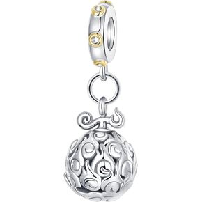 Devil Fruit Dangle Charm 925 Sterling Silver Charm Fits Women's Charm Bracelet & Necklace Valentine's Day Mother's Day Jewelry Gifts for Women